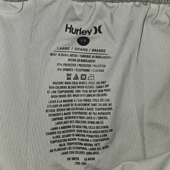 Hurley Stay Til Two Volley Swim Shorts Tropical Drink Pink Men's Sz Large New - Picture 9 of 10